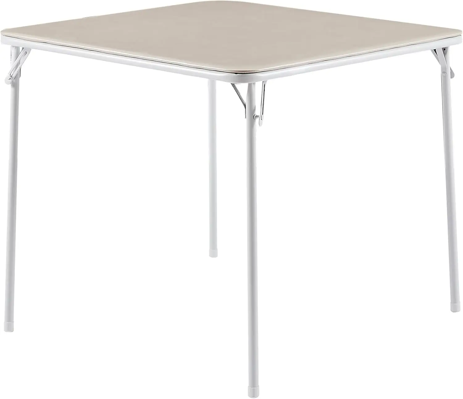 

34'' Folding Table with PU Padded Tabletop, Portable Multifunctional for Indoor/Outdoor, Home, Parties, Picnics, and Games, 1 Pi