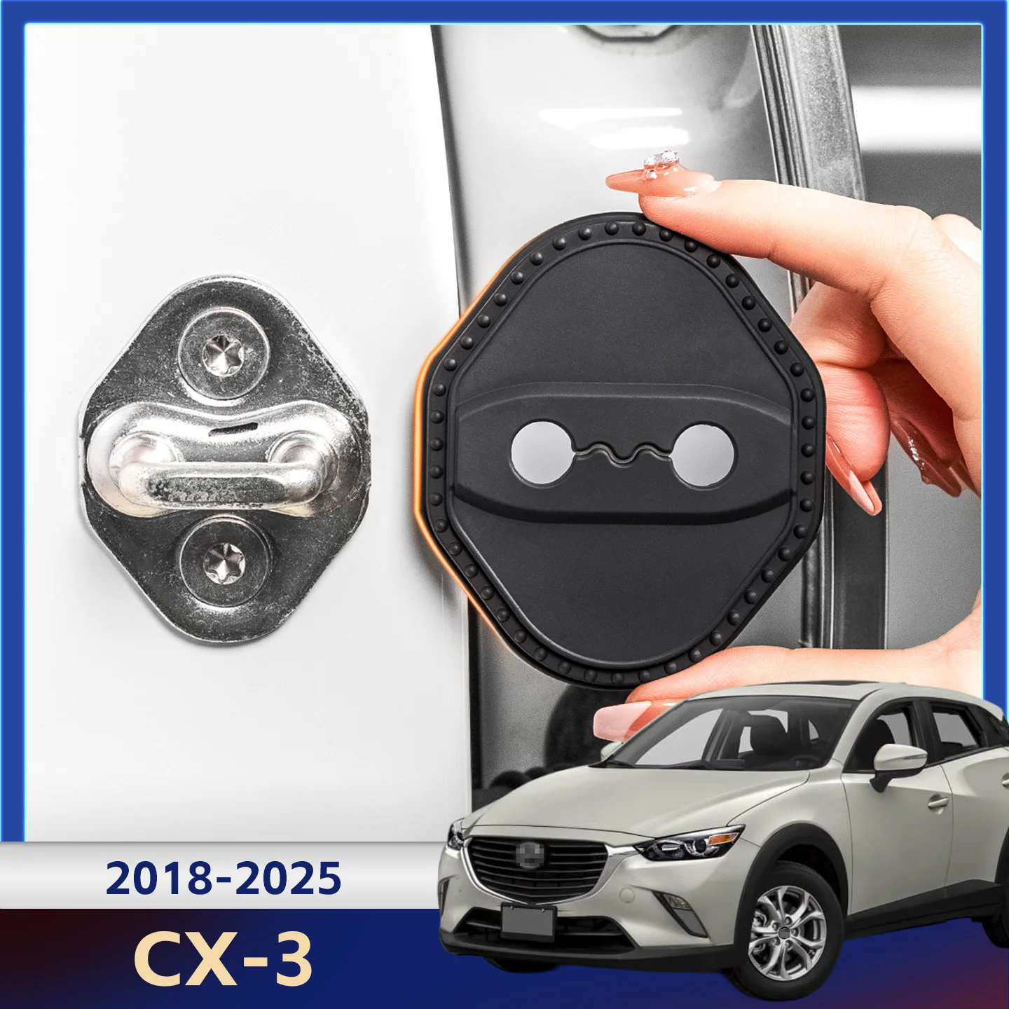 2/4Pcs Silicone Car… - image