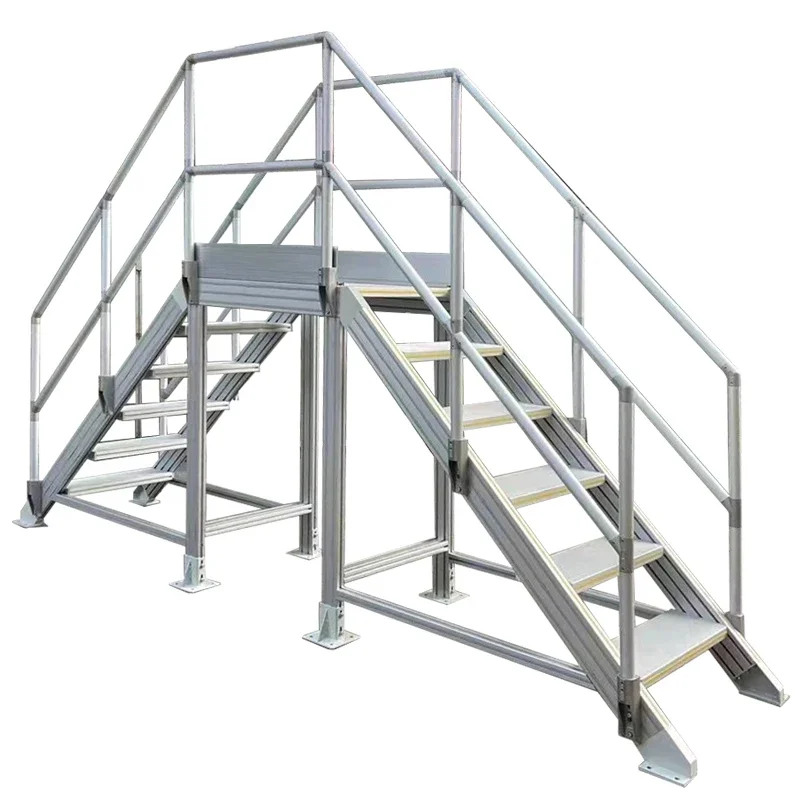 Multifunction steel frame scaffolding folding multi purpose scaffold platform aluminium step combination ladders