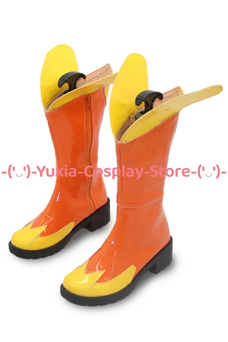 ¡Yuxiacosplay! Pretty Cure Cure Wing-zapatos de Cosplay, accesorio de personaje del juego de Anime, botas de cuero PU, disfraz de fiesta de Carnaval y Halloween