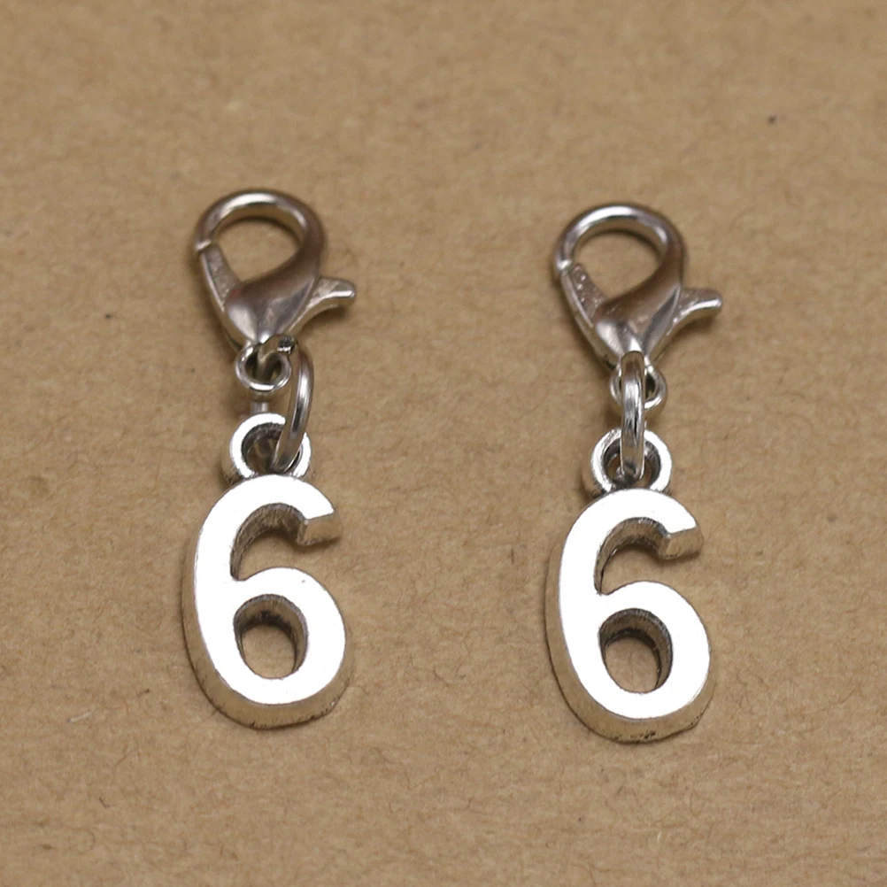 

20 Pcs Lobster Buckle Earrings Jewelry DIY Pendant Charms Making Pendants Alloy