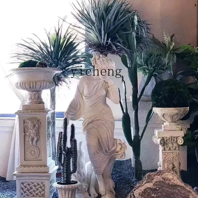 BJ-25  European garden landscape garden courtyard figure sculpture hotel decoration outdoor statue ornament