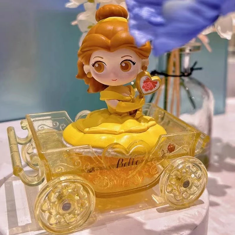 Disney Princess Blind Box Belle Snow White Figure Little Mermaid Ariel Jasmine Cinderella Figurines Model Mysterious Box Toy