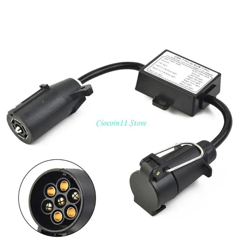 Y1UB Trailer Light Converter Trailer Light to EU Trailer Light Converter Connector