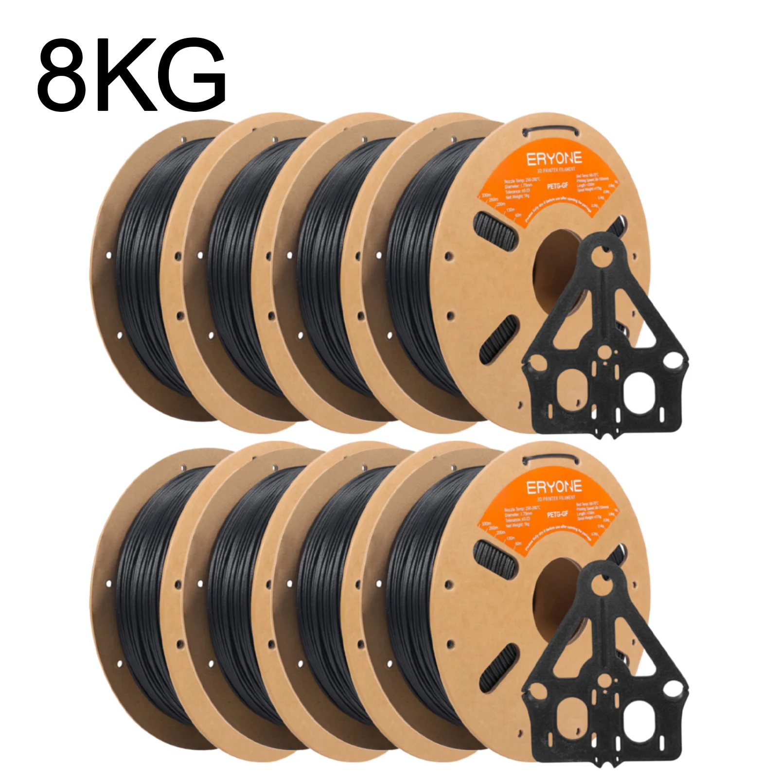 

ERYONE Glass Fiber PETG Filament 1.75mm +/- 0.03mm, PETG GF 3D Printing Filament PETG GF