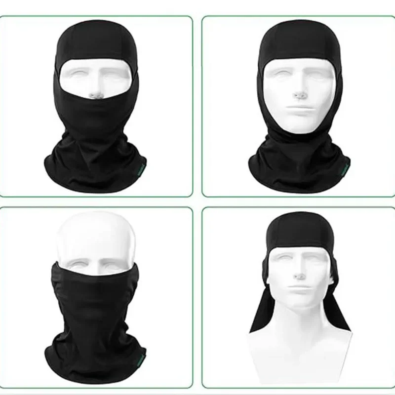 قناع بالاكلافا للتزلج غطاء كامل للوجه للرجال والنساء قناع وجه كامل مسامي للتزلج والرياضات الخارجية
