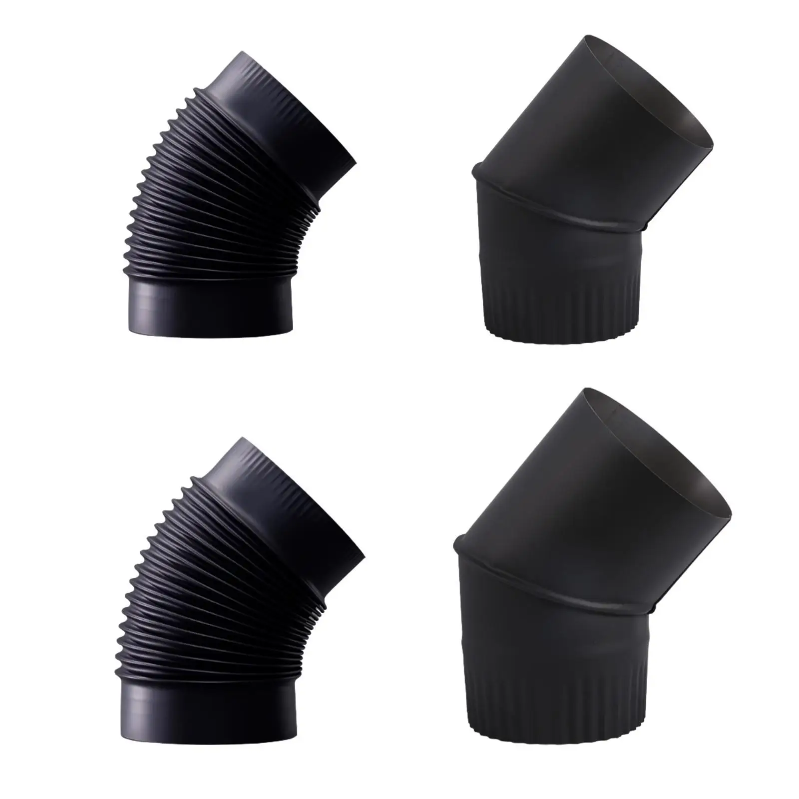 45 Degree Elbow Pipe Chimney Exhaust Pipe Stoves Portable Elbow Chimney Pipe