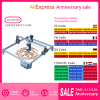SCULPFUN S9 5.5W Laser Engraver, 0.06mm Ultra-Fine Compressed Spot, Diode Laser, 0.08mm High Precision, Engraving Area 410*420mm