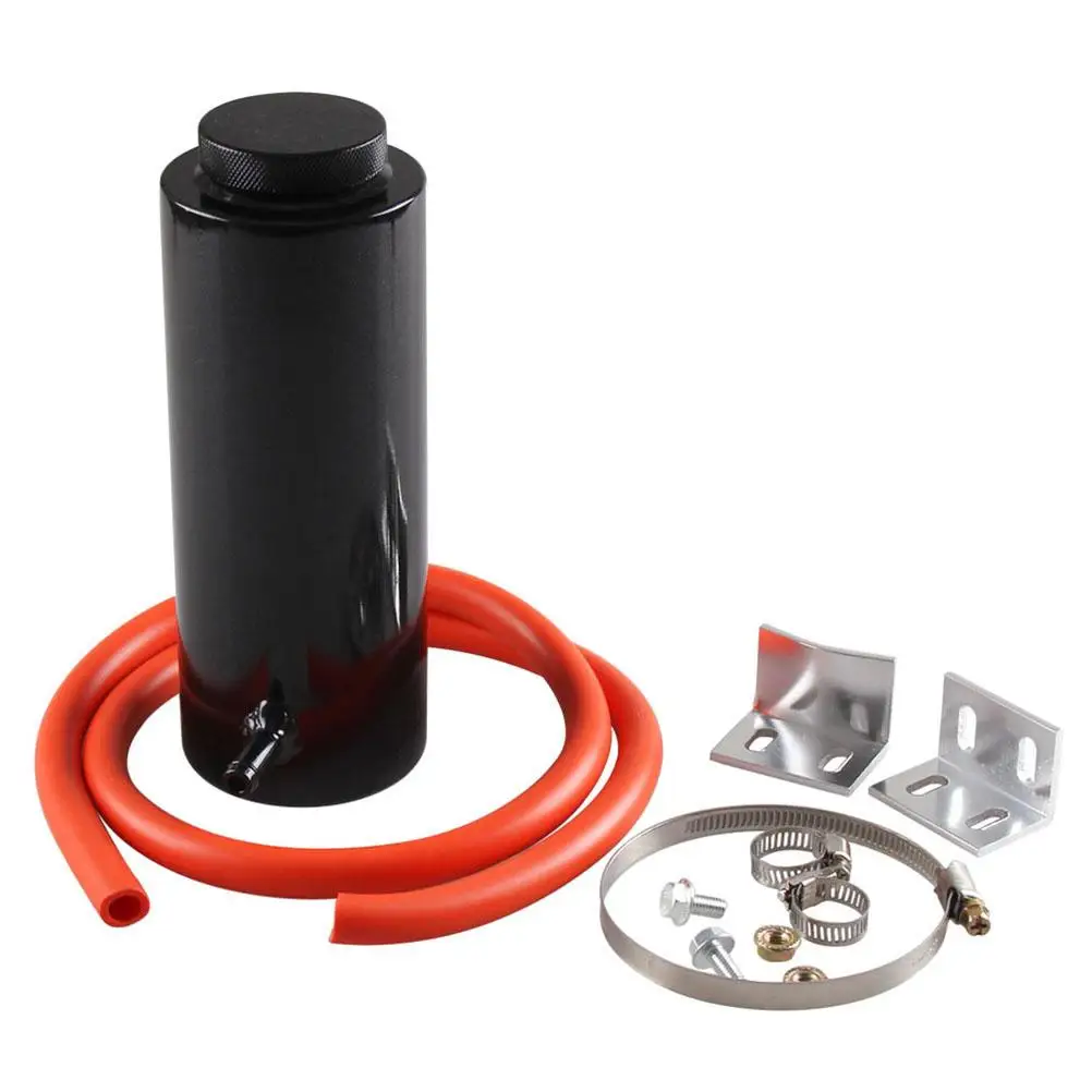 800ml Universal Radiator Coolant Tank Aluminum Coolant Expansion Tank Cooling Catch Bottle Overflow Reservoir Bottle