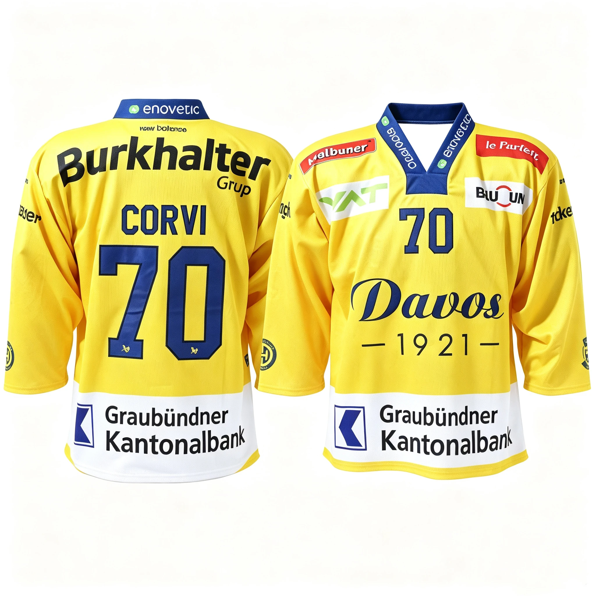 New Switzerland NL Hockey 17# Men's Jersey HC Davos 3D Print Long Sleeve Quick-Dry T-Shirt Unisex top