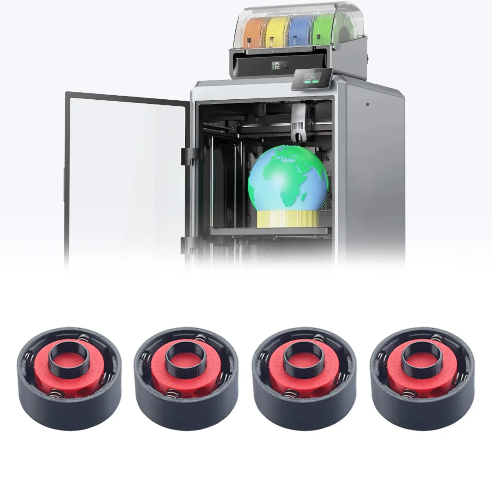 

4 шт., аксессуары для 3D-принтеров в сборе, антивибрационные подушечки для ног для x1/P1