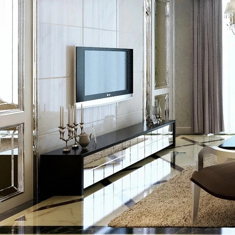 European fashion mirror TV cabinet living room audio-visual cabinet neoclassical postmodern, can be customized