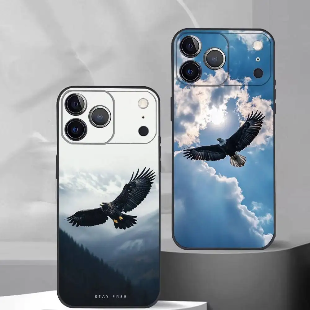 

Eagle Cool A-Animal Phone Case Silicone Soft For IPhone 17 16 15 14 13 12 11 X XR Plus Pro Max Plus