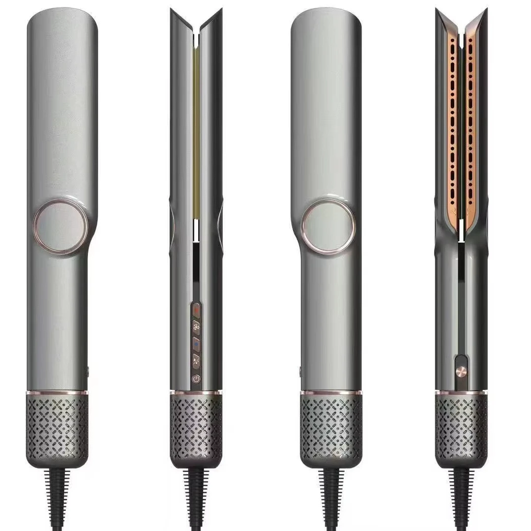 

Certified Mini Portable Multistyler Hair Straightener Stainless Steel Tooth Plastic Wet-Dry Airflow Hair Styling