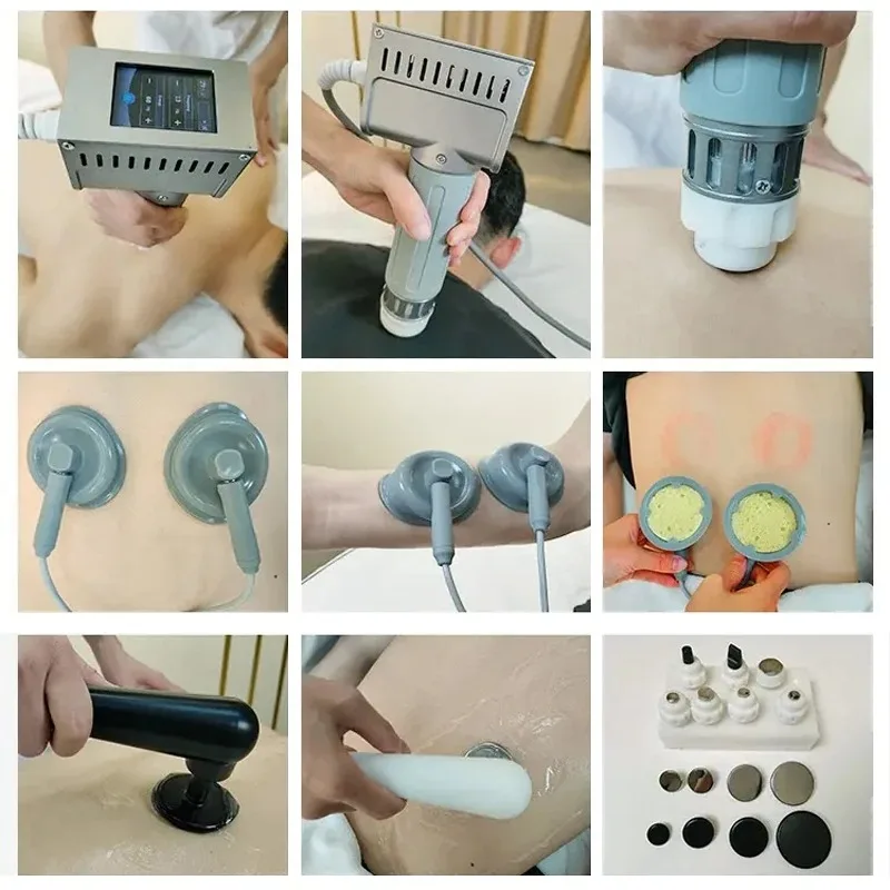 

4in1 TECAR Vacuum Shockwave Therapy Pain Relief Recovery Lymph Drainage Sports Rehab Beauty Portable Device