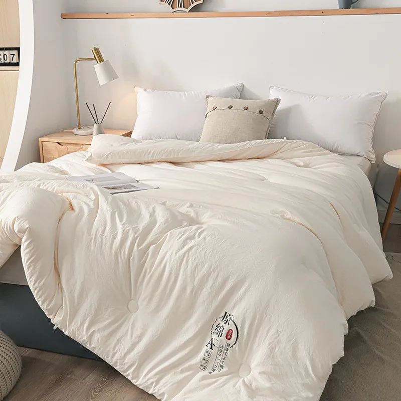 Soybean Fiber Raw Cotton Soybean Quilt Single Double Winter Quilt Core Thickened Student Dormitory Spring Autumn Summer Quilt