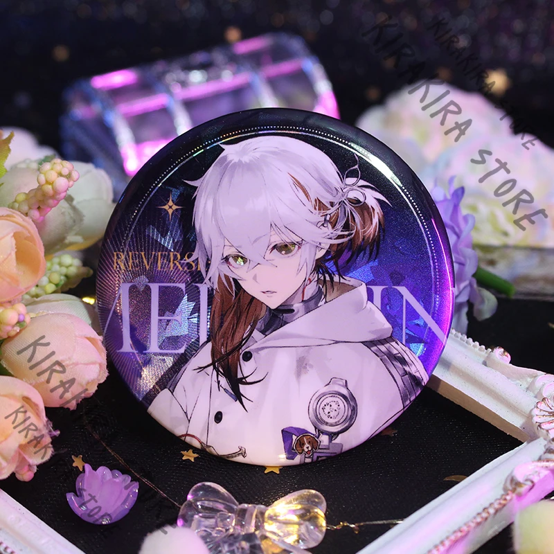 Reverse:1999 Anime Tinplate Badge Vertin Sonetto An-an Lee Medicine Pocket Regulus Emblem Brooch Cosplay Ornaments Pendants