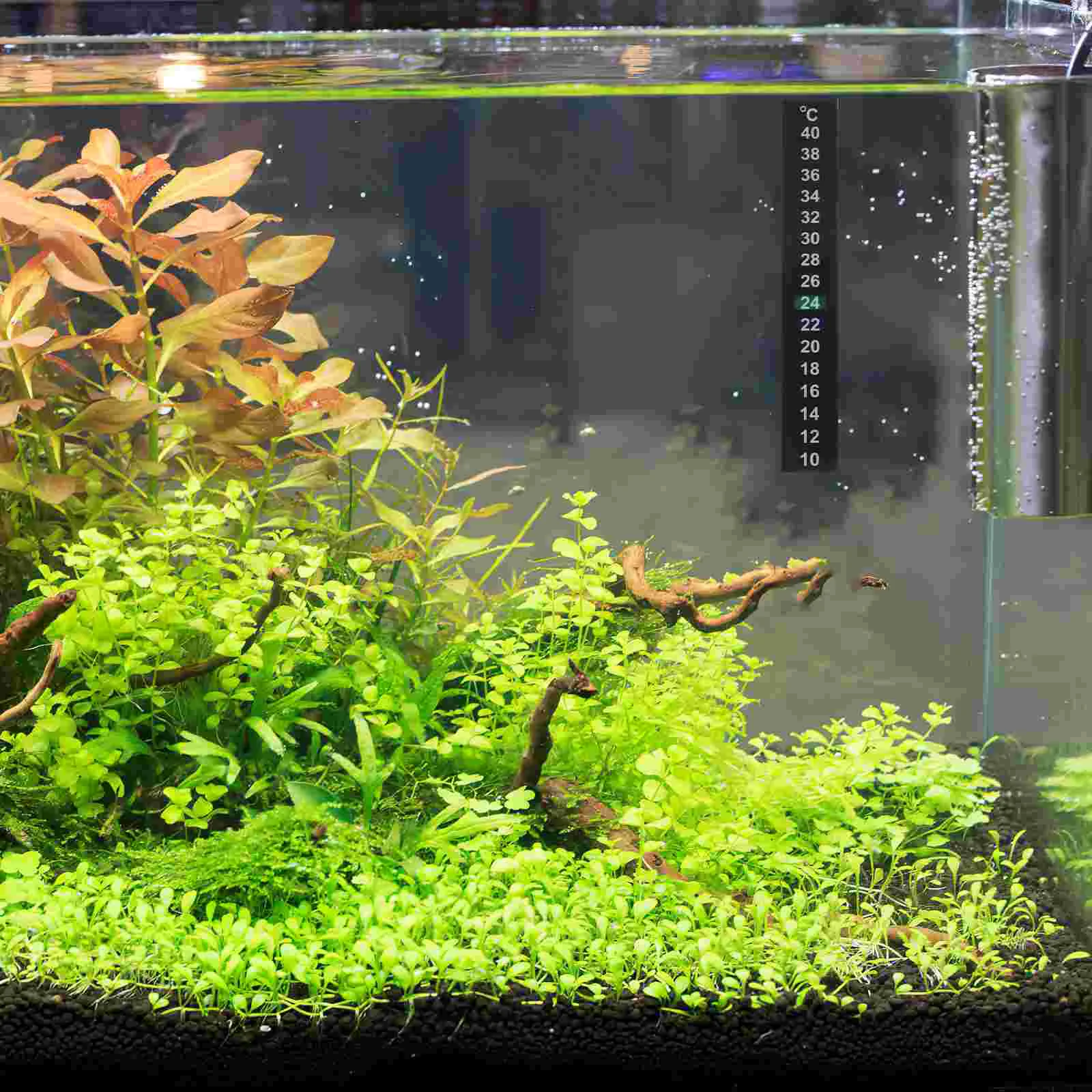 15 Pcs LCD Temperature Bar Aquarium Thermostat Baby Thermometer Leak Pool Sticker