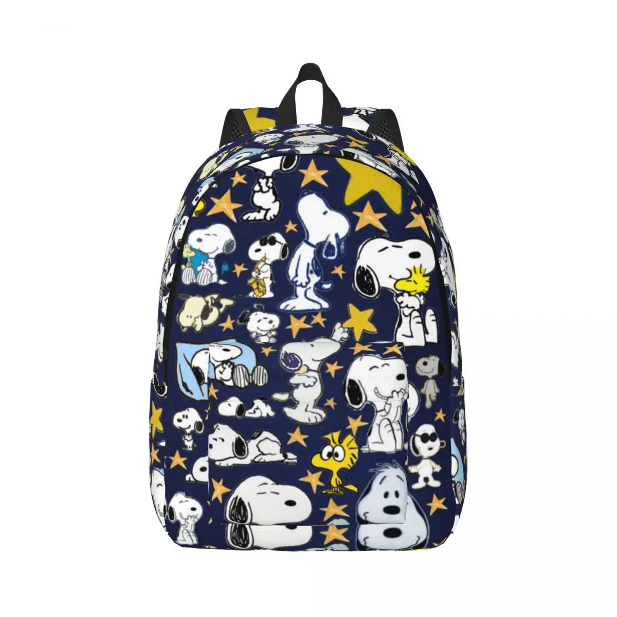 

Snoopy Casual Canvas Backpack - Multi-Compartment Lightweight Bag for School, Hiking, and Everyday Essentials