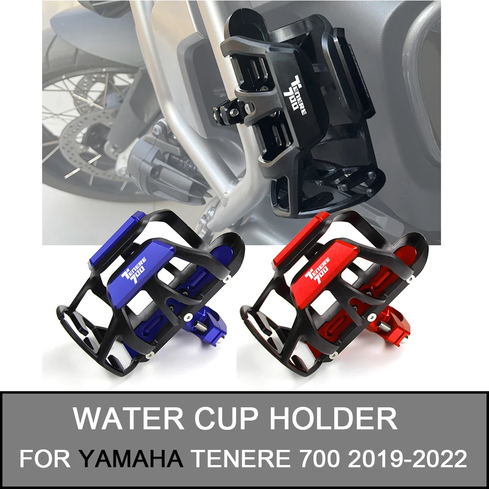 

Motorcycle CNC Beverage Water Bottle Drink Cup Holder Bracket For YAMAHA TENERE700 TENERE 700 2019-2024 2023 2022 RALLY EDITION