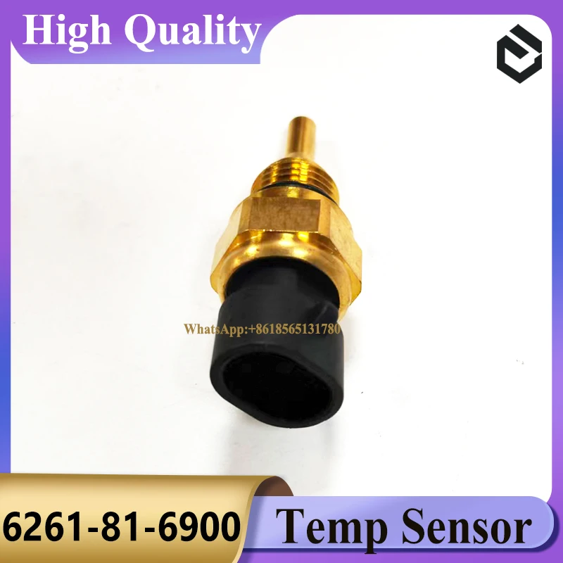 6261-81-6900 6261816900 Water Temperature Sensor for PC200-8 PC400-8 Excavators