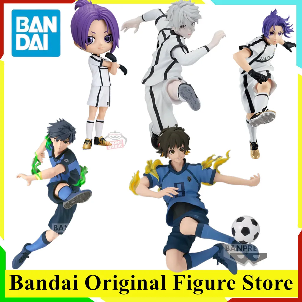 BANPRESTO-cerradura azul Original, Seishiro Nagi Meguru Bachira Yoichi Isagi Reo Mikage EPISODE Awaken Anime Figrue Qposket, modelo de juguetes