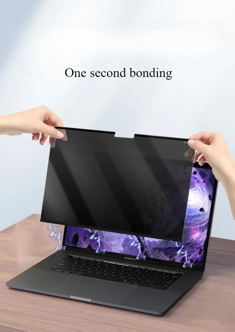 Privacy Screen Protector For macbook pro/ air 13.3 14 15.6 16 inch 310 x174mm  345 x194mm Magnetic suction anti-peeping film
