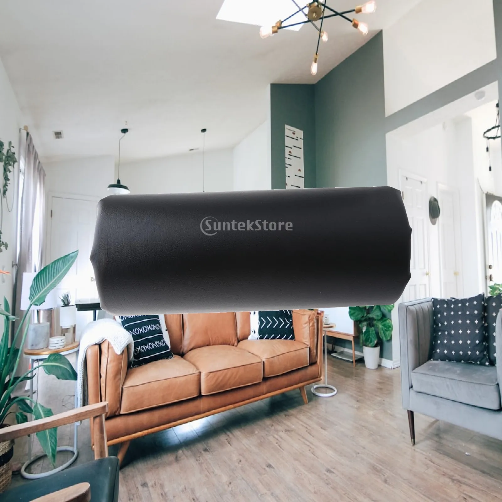 Sponge Sleeve Foam Roller PU Leather Covered Foot Pad for Strength Training Machine Bench Leg Curl and Fitness Equipment