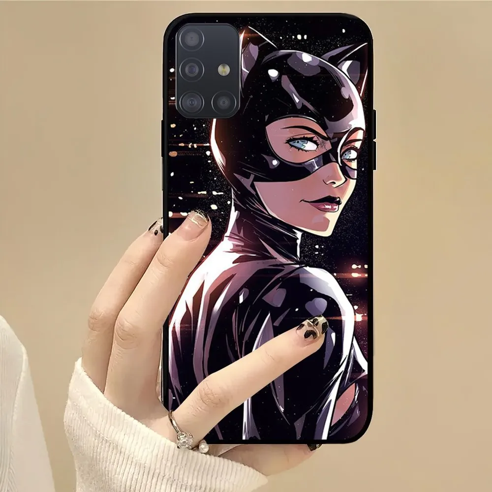 BEAST KINGDOM Catwoman Film Phone Case For Samsung Galaxy 20 10 S24 S22 S23 S30 Note Plus Lite FE ULTRA Cover