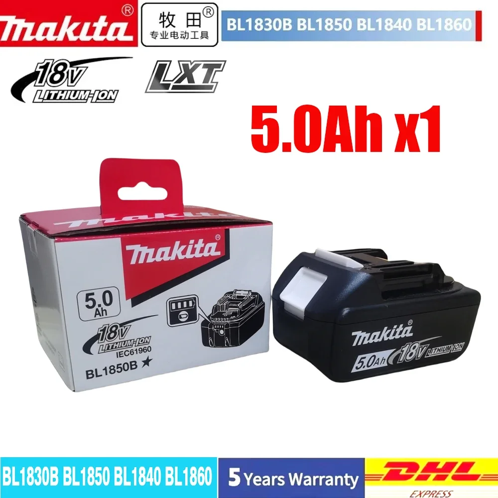 

Makita electric tool 18V 6.0Ah battery, fast charging, charger, Makita BL1840 BL1830B BL1830B rechargeable lithium-ion battery