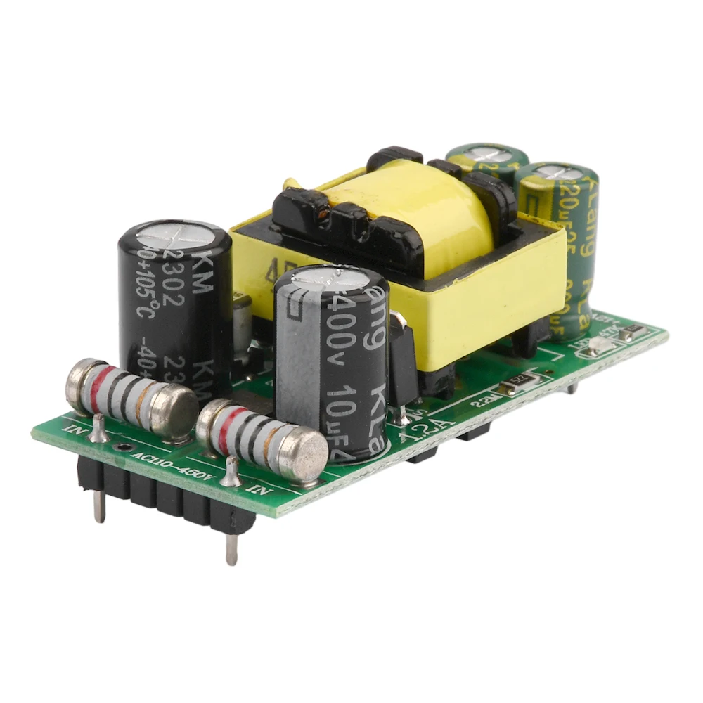 Mini izolacja AC-DC modułu przełączający zasilanie AC110-450V do modułu płyta konwertera 12V DC