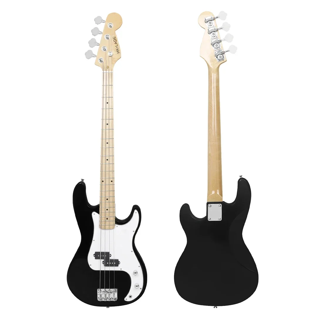 HK·LADE 4 Strings 20 Frets Bass Guitar Maple Body Neck Electric Bass Guitar Guitarra With Amp Bag Strap Tuner Guitar Accessories