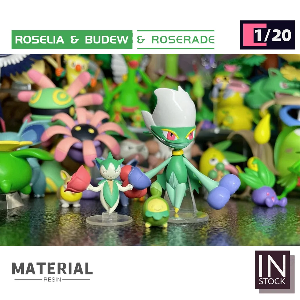 [Disponibile] figura mondiale IN scala 1/20 [SK STUDIO] -giocattoli regalo collezione Roselia & Budew & Roserade