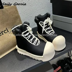 Mieszane kolory Chunky Heel Casual Skateboard Shoes Big Toe INS Fashion Y2K Men/Women Shoes Round Toe Platform Height Shoes