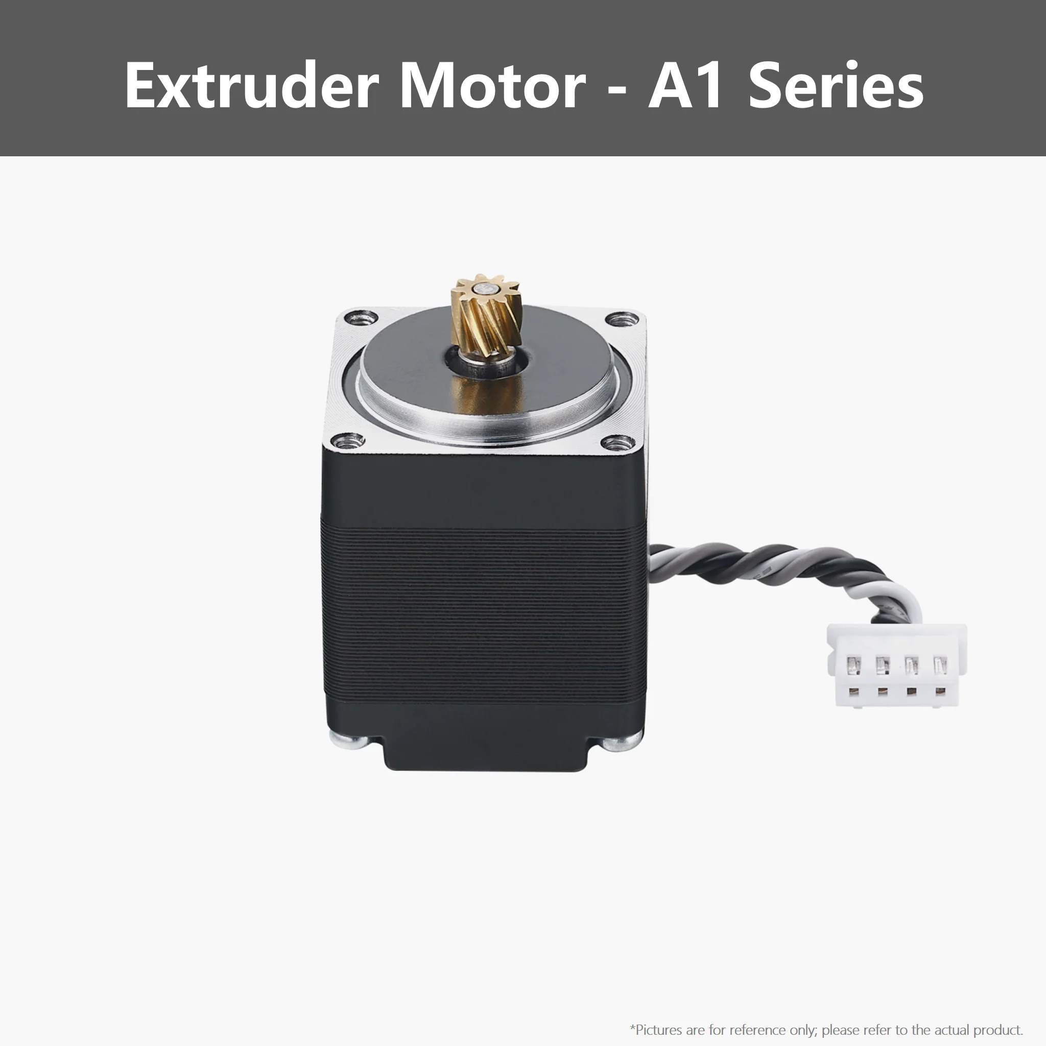 Original Bambu Lab A1/A1 mini Extruder Motor, Toolhead Stepper Motor Drive Unit for 3D Printer Extruder Movement Replacement