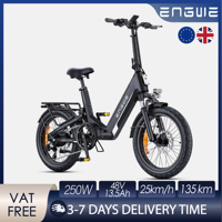 ENGWE L20 3.0 BOOST Electric Bicycle 250W Motor, 48V 13.5Ah Battery, 20*3.0 Inch Tires, 135KM Range, Fast Charging E-Bike