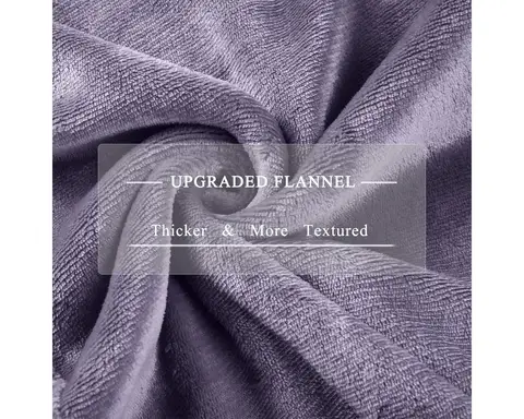 Queen Size Electric Heated Blanket, Ultra Soft Flannel, 5 Heat Levels, Dual Control, Auto Shutoff, Overheat Protection