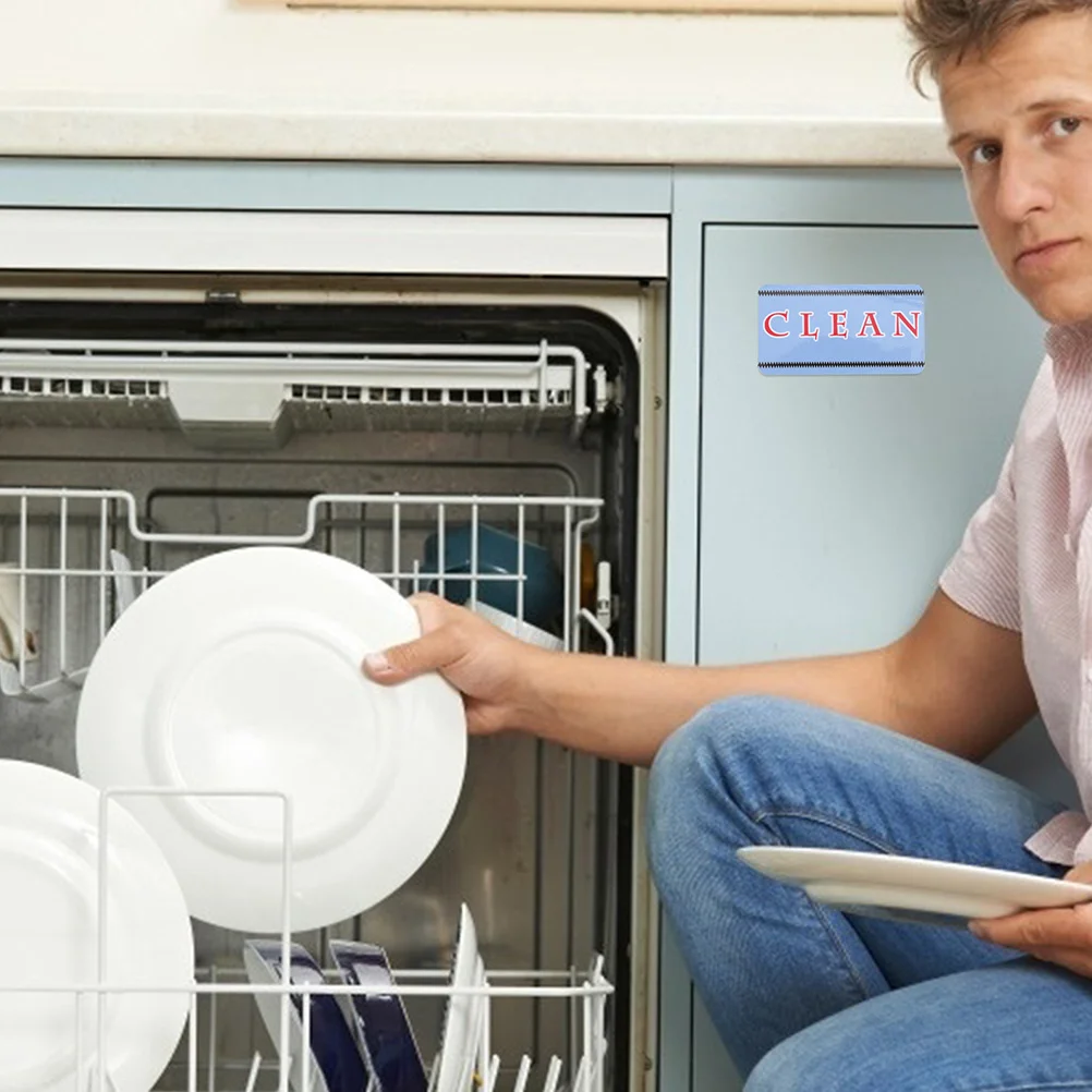 

Dishwasher Magnet Clean Dirty Sign Reversible Owl Style with Extra Sticky Plate Dishwasher Magnet Clean Dirty Reminder