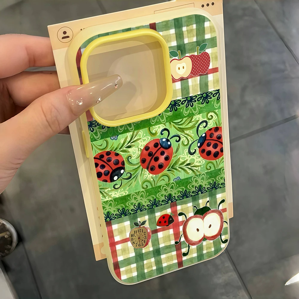 Für Xiaomi Redmi Note 14 13 12 11 10 Pro Plus 4G 5G Redmi 14C 13C 15C Country Green Plaid Print Handyhülle Silikon TPU Cover – Detail 8