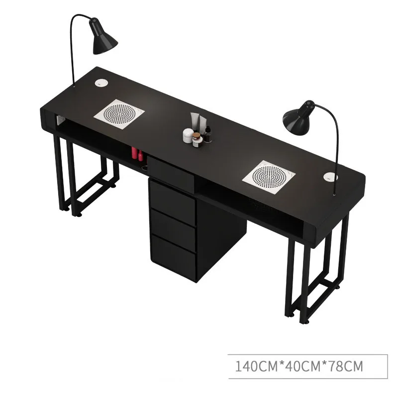Minimalist Aesthetic Manicure Table Premium Trendy Rectangle Simple Manicure Table Rustic Traditional Table Onglerie Furnitures