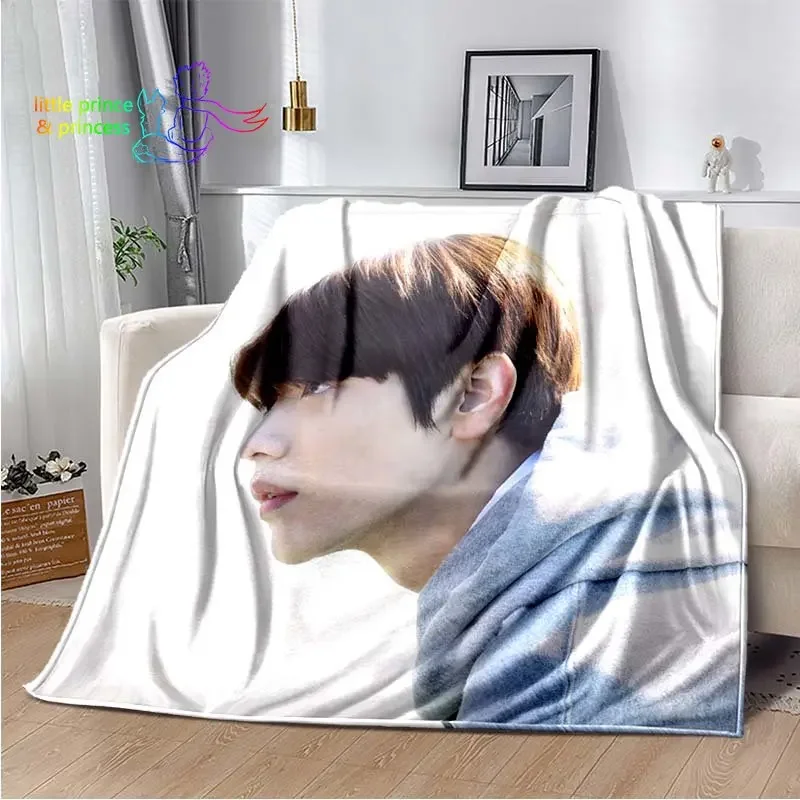 TXT Soobin Singer Blankets Sofa Cover Flannel Decoration Gifts for Kids and Adults Throw Blanket for Home Outdoor Quilt