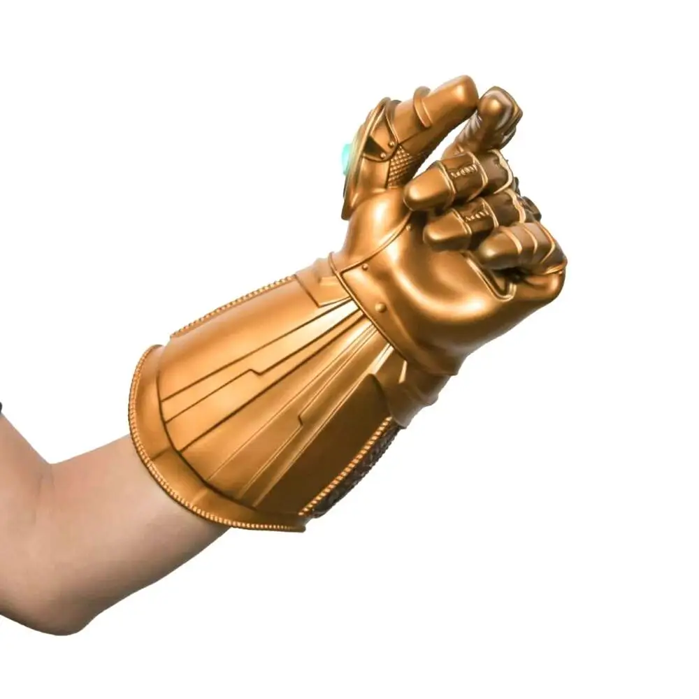 Halloween Cosplay Modell Leuchtender Handschuh Requisite Film-Modell Handschuh Abnehmbarer LED-Edelstein Rollenspiel-Geschenk Halloween Karneval Geschenk-Set – Detail 9