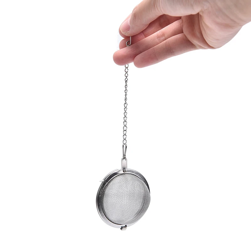 

Stainless Steel Spice Tea Ball Tea Infuser Sphere Locking Strainer Mesh Infuser Tea Filter Strainers Kitchen Tools