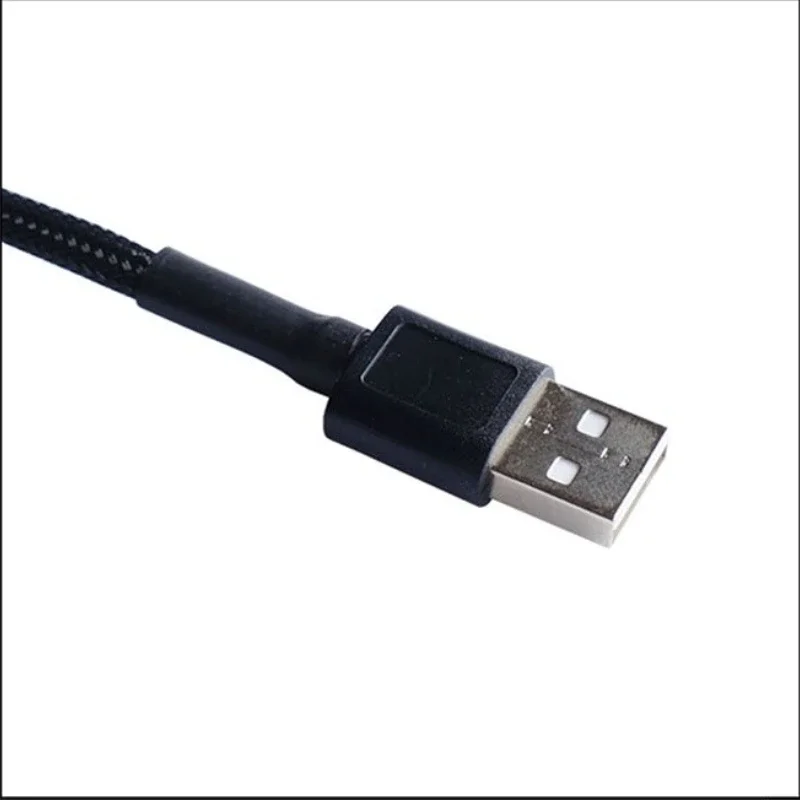 나일론 네트 컴퓨터 케이스 선풍기 변환 케이블, USB to 4 핀 케이블 슬리브, 5V USB CPU 어댑터 케이블, 50cm