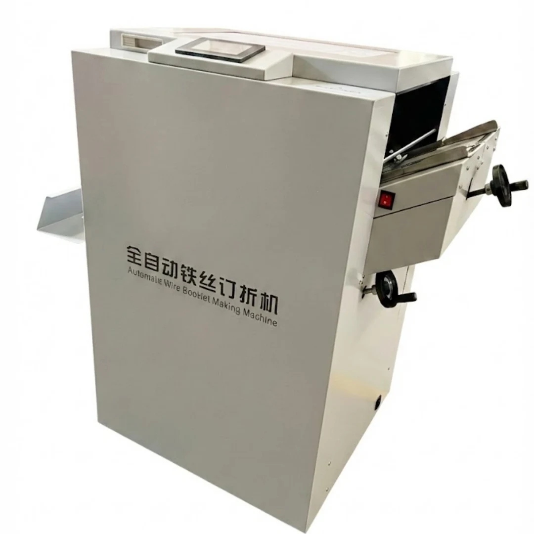 WS-1701C Hohner Head Semi Automatic Paper Folding And Stapling Booklet Making Machine