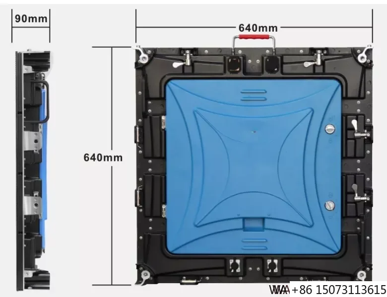 

Внутренний светодиодный LED-дисплей 55 дюймов P3.076мм, корпус 640x640мм, HD видеостена оптом