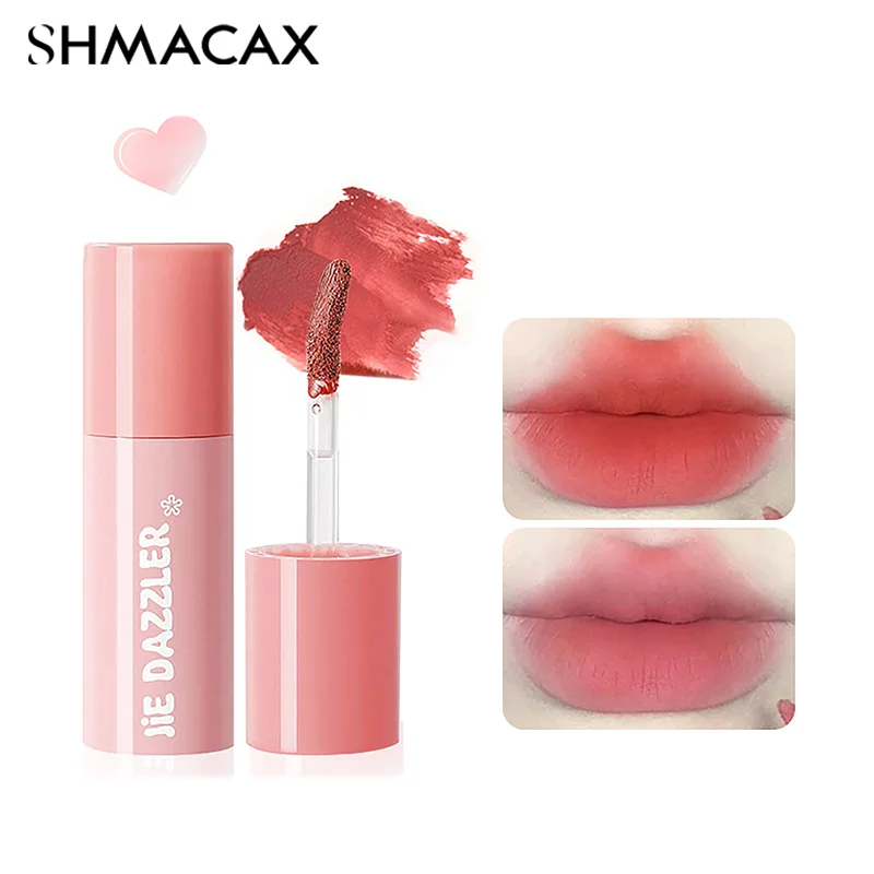 Lip Gloss Matte Velvet Lip Mud Nude Matte Chocolate Lipstick Red Lip Tint Korean Waterproof Lasting Makeup Cosmetics