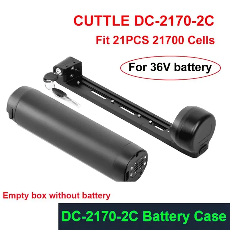 

DC-2C Чехол для аккумулятора EBike, пустая коробка, 10S, 15A, 36 В, BMS, подходит для 21 шт., ячейки Haitu, корпус маленького чайника для воды (18650)
