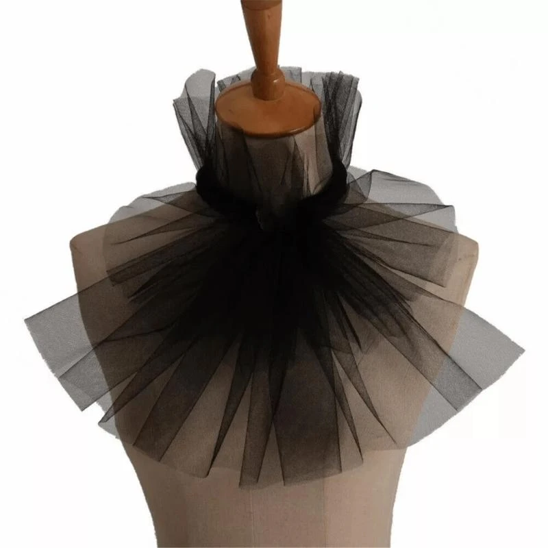 طوق jabot الرقبة الأنيق jabot jabot لعصر النهضة والأزياء الفيكتورية