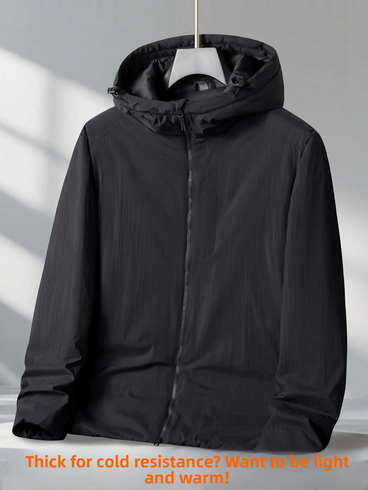 

Lightweight Cotton Jacket Men's Large Size Autumn Winter Sportswear Hooded Warm Nylon Gold Label P Cotton Coat Fashion Urban ...